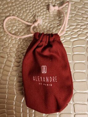 Alexandre de Paris Ivory Barrette Hair Clip Made in France with Dust Bag